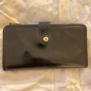 Hobo Wallet, black leather